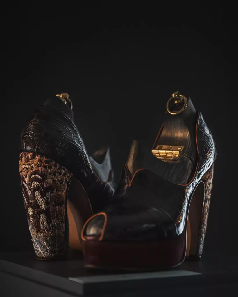 High Heel High Vamp Shoe - Caroline Groves