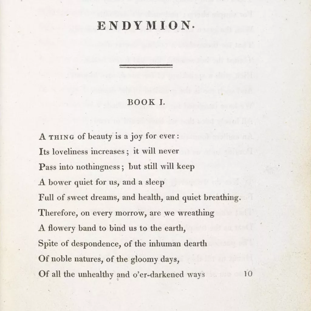 A Thing Of Beauty Poem As Inspiration - Caroline Groves